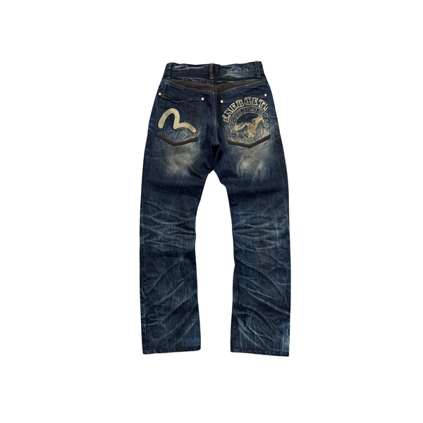 Evisu straight fit jeans (S)