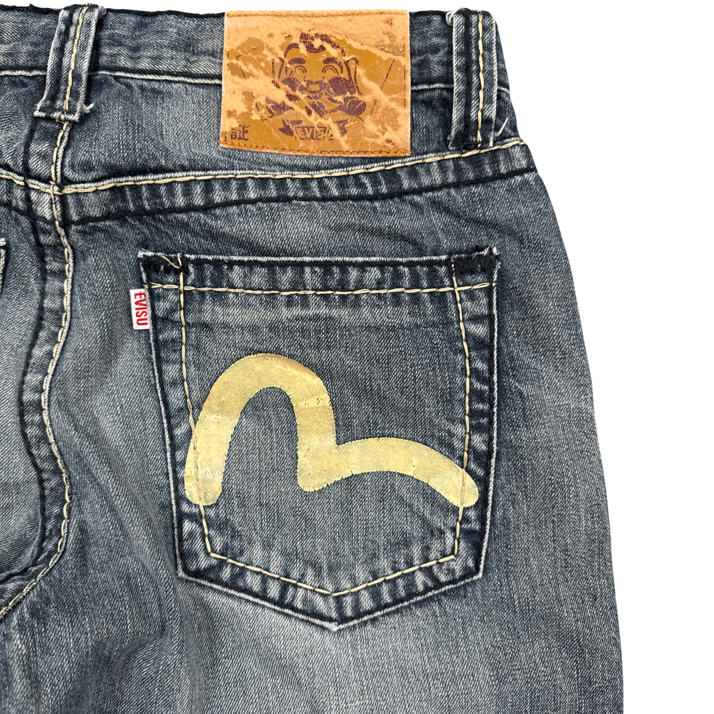 Evisu straight fit jeans (M)