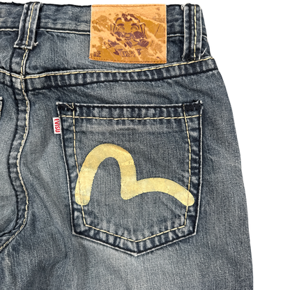 Evisu straight fit jeans (M)