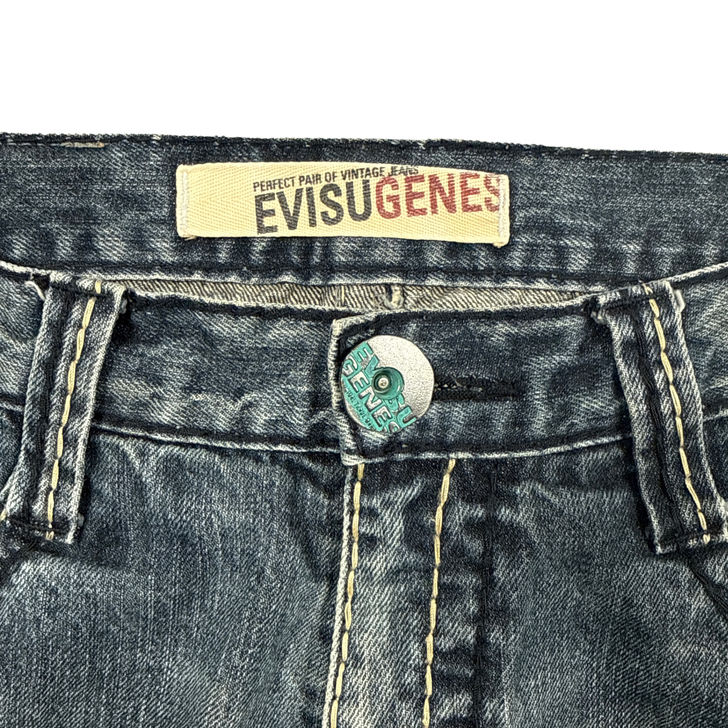 Evisu straight fit jeans (M)